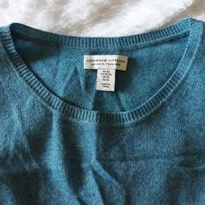 Adrienne Vittadini Sweaters - Cashmere Blue Pullover Sweater Adrienne Vittadini Sweaters - Cashmere Blue Pullover Sweater